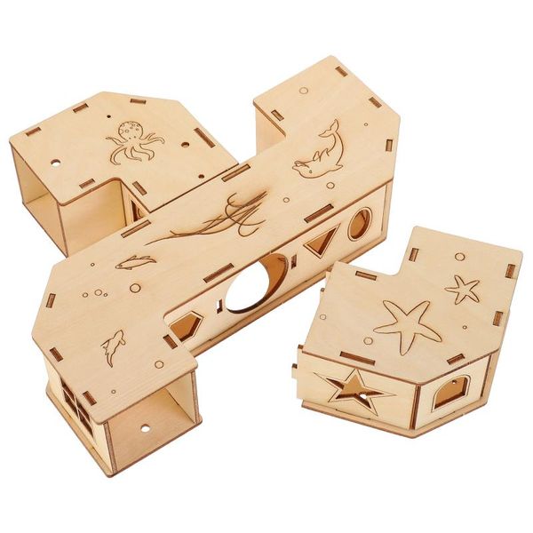

small animal supplies hamster tunnel maze animals labyrinth wooden exploring