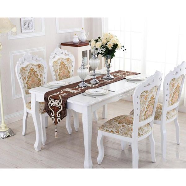 

table cloth 33x160cm coffee classic european style home flannel runner chinese