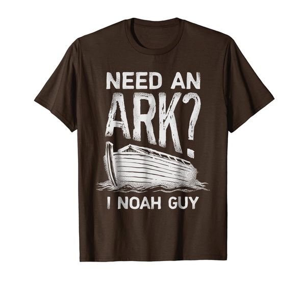 

need an ark i noah guy t shirt christian pun funny humor tee, White;black