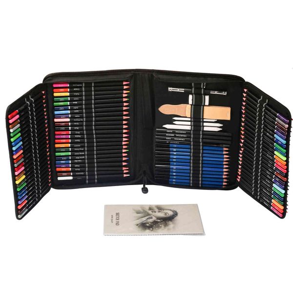 

pencils 144 piece oily pencil profsional art brush painting color lead set