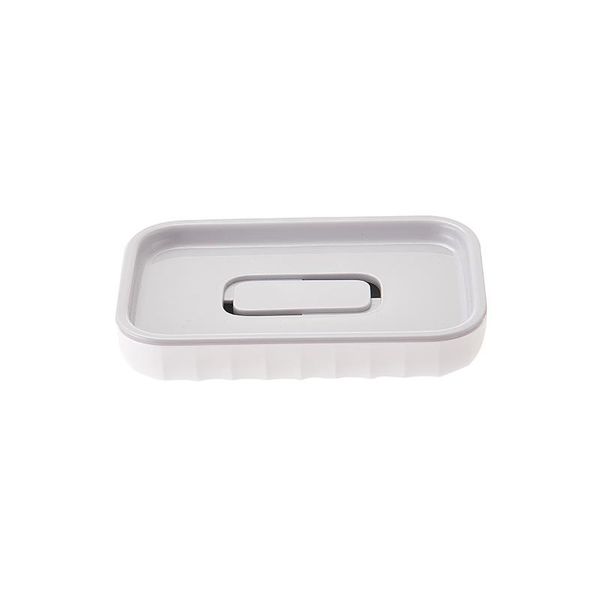 

drain soap dish double-layer creative counterstorage plate tray box bathroom shelves portasapone support savon jabonera dishes