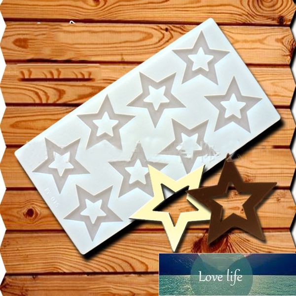 DIY 3D Star Forma Silicone Molde Do Bolo De Decoração Ferramentas Cupcake Mold De Chocolate Decoração Muffin Pan Baking Stencil