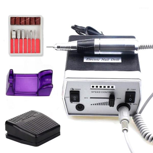 

electric manicure machine professional nail file drill pedicure with milling cutter nails tools & accessories1