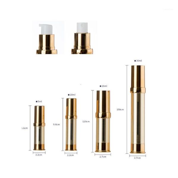 

5/10/15/30ml size travel empty airless pump bottle lotion cosmetic container1