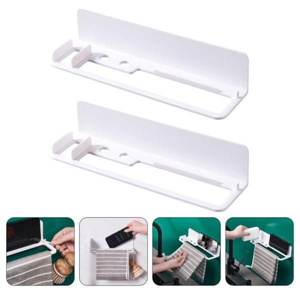

kitchen storage & organization 2pcs practical sponge draining rack table holder