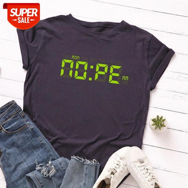 

women's loose round neck short-sleeved cotton t-shirt t182 #0g8k, White