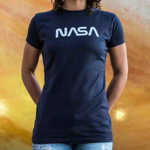 

nasa t-shirt | short sleeve graphic tee for women, White;black