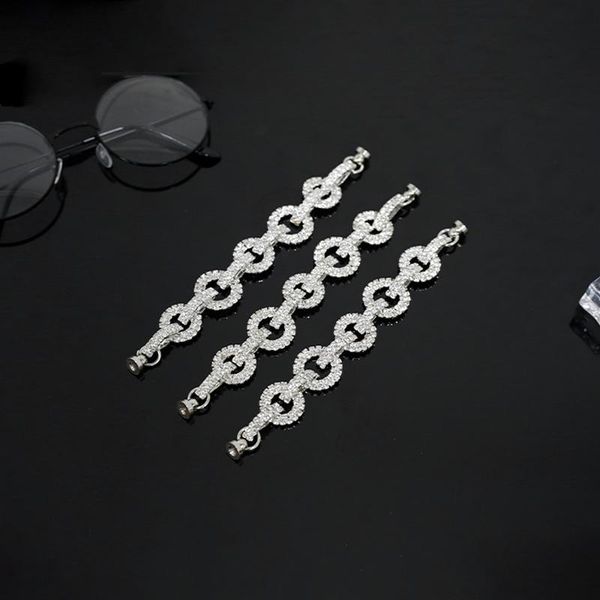 

tennis fashion rhinestone mobile phone chain for handmade craft case decoration metal straps, Golden;silver