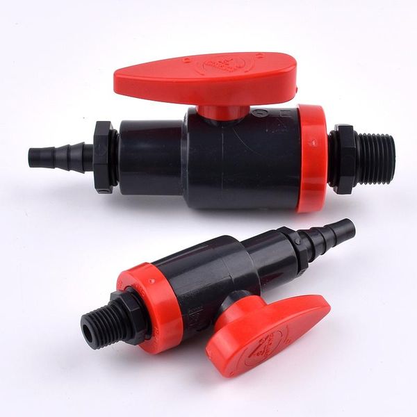 

1/4"~1/2" male thread valve o.d 8mm pagoda connector garden irrigation aquarium fish tank joint pvc pipe adapter fittings watering