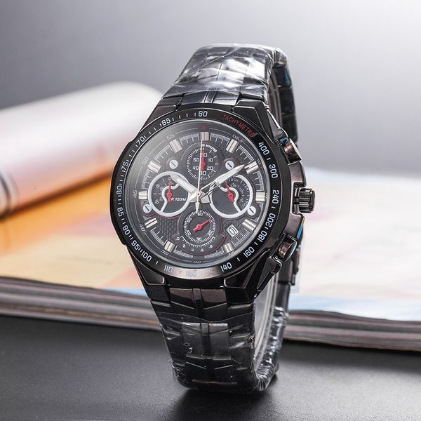 

2020 designer watches six stitches small needle run seconds mens superior quality wrist watch luxury fashion men quartz watches, Slivery;brown