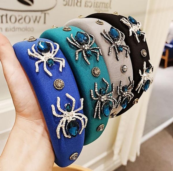 

headbands hairbands hair accessories four colors for women spider diamond, Silver