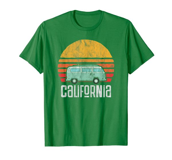 

Retro California Hippie Van Beach Bum Surfer Graphic T-Shirt, Mainly pictures