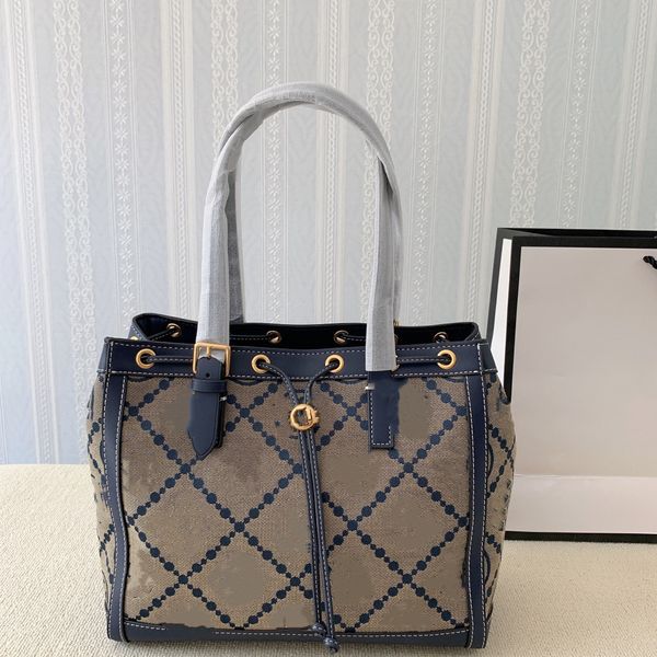 

casual large size classic bag style leather canvas letter brown black flower woman shopping shoulder tote handbags women clutch presbyopic p