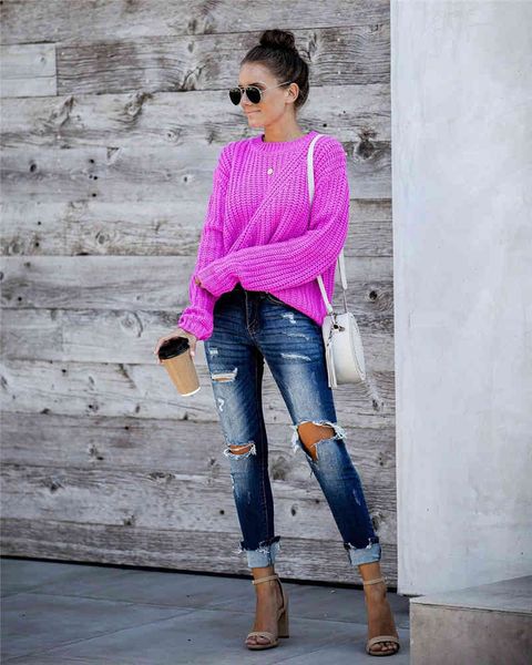 

women's sweaters arrival sweater women clothing solid slim basic jumper knitwear holiday boho autumn winter pullover knitted ybzf, White;black
