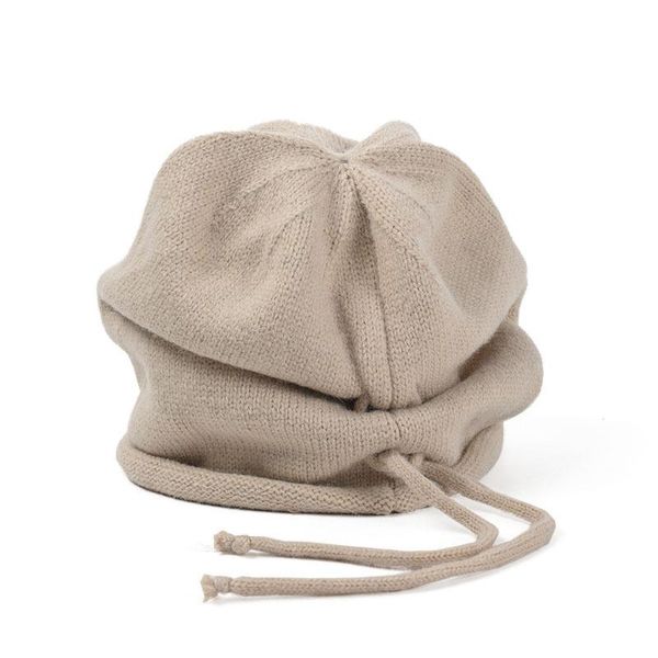 

berets japanese knitted hats for woman the fisherman hat female beautiful warm caps fioral embroidered cap hip hop bonnet femme c, Blue;gray