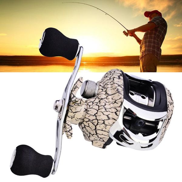 

metal water drop reel 12 + 1bb shaft hanging fishing 7.2: 1 gear supplies sea baitcasting reels