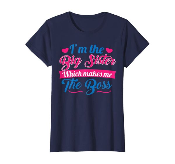 

I Am The Big Sister T-Shirt For Girls or Adults Novelty Gift, Mainly pictures