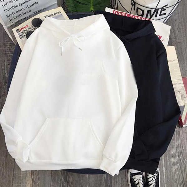 

s-5xl mens hoodies pullover hooded coat men's street wear sweatshirt solid color plus size sport women man cotton fashion hoodies, Black
