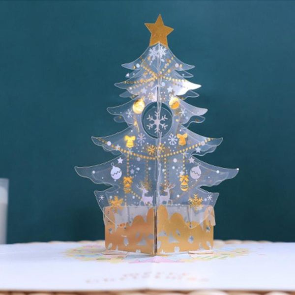 

greeting cards christmas gifts card great xmas tree hanging blessing non-fading