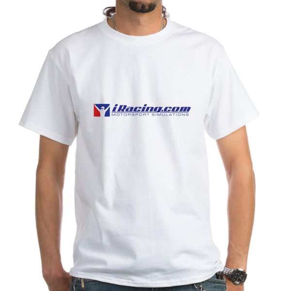 

men's t-shirts iracing horiz logo 2000x2000 t-shirt sports, White;black