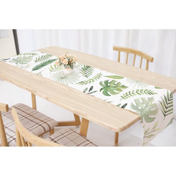 

table cloth table-flag tablecloth tablecover linen printing flag simple tropical plant modern shoe cabinet dust cover
