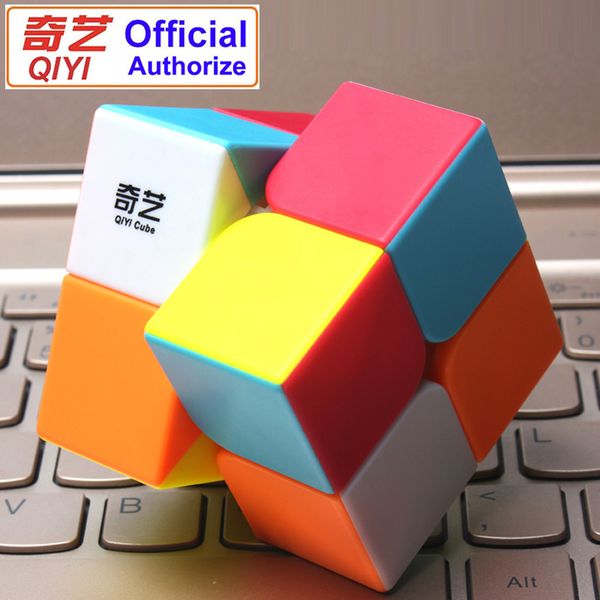 

qiyi warrant 2x2 speed magic cube stickerless 2x2x2 cubo magico puzzle educational toys for children kids gift magic-cube mf2set