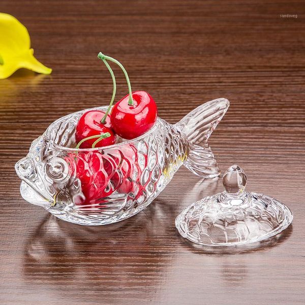 

storage bottles & jars fish glass jar candy animal ornaments
