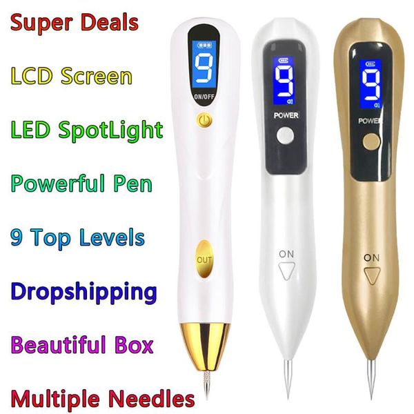 

cleaning laser mole removal pen wart plasma remover tool beauty care skin corn freckle tag nevus dark age spot tattoo electric device set