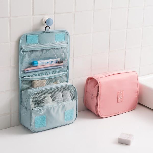 

waterproof travel large capacity storage oxford portable men and women hook toilets makeup bag closet door organizer boxes & bins