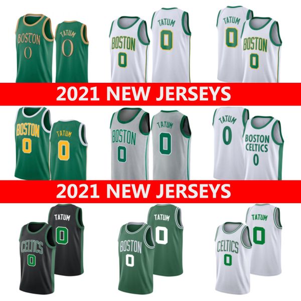 

2021 basketball jerseys 0 tatum jaylen, Black;red
