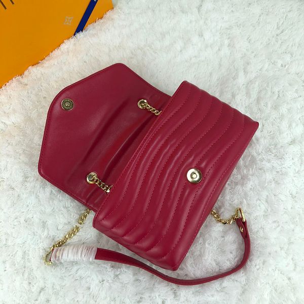 

luxury designer handbags fashion ladies wallets shoulder bags genuine leather-m229, Black;red