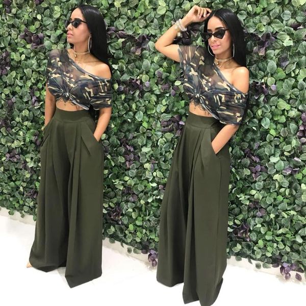 

women's pants capris fall clothes for women clothing 2023 wide leg wholesale trousers loosezo6x, Black;white