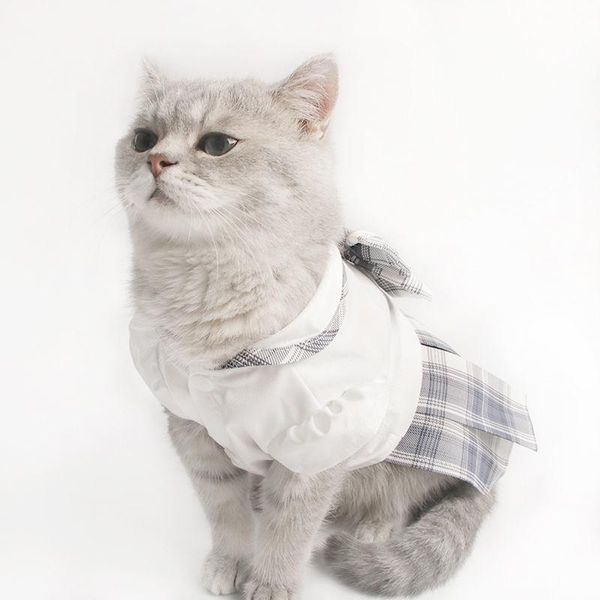 

cat costumes spring and summer cute uniform pet clothes small dog kitten anti-hair jk skirt
