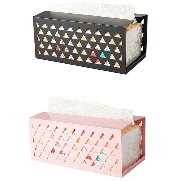 

tissue boxes & napkins iron box napkin paper cover holder towel container office deskstorage