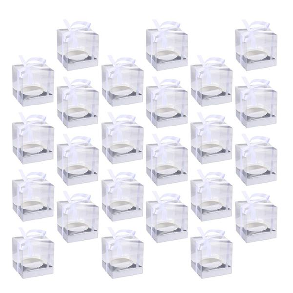 

pcs 1 bag lightweight packing boxes cupcake dessert with ribbon gift wrap