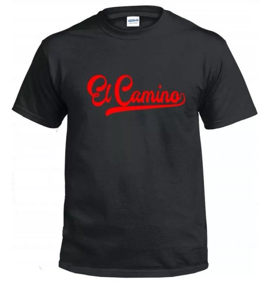 

El Camino Script Tail T-Shirt Classic Pickup Car Lowrider All Sizes & Colors, White;black