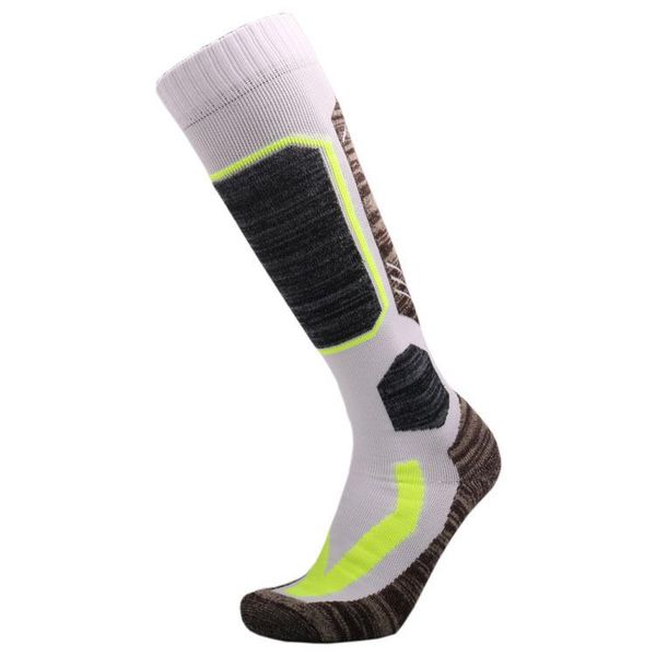 

sports socks xc ushio thermal ski winter warm outdoor snowboard cycling hiking skiing thicken cotton high elastic thermosocks, Black