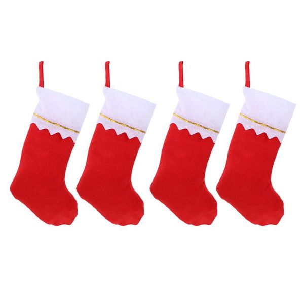 

christmas decorations 4pcs stocking ornament gift candy bag xmas tree decor