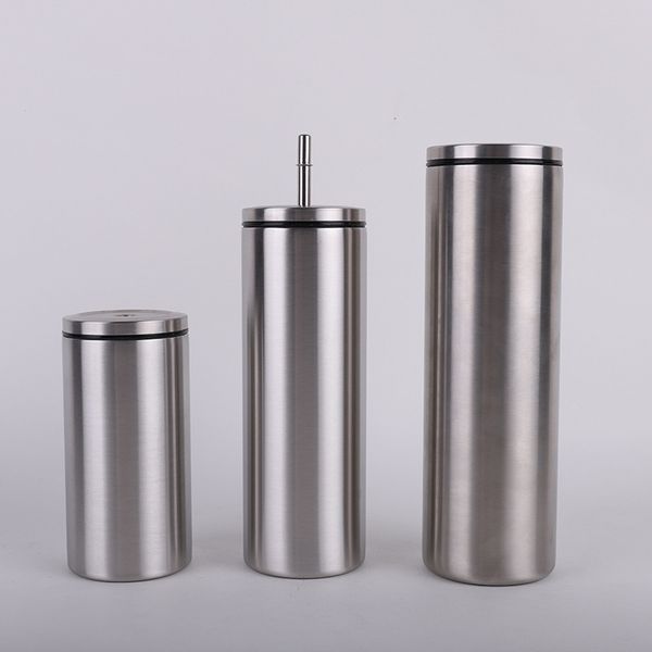 

304 stainless steel straw macron vacuum water coffee car milk tea thermos cup