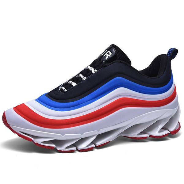 

athletic men's running shoes spring sports men white red orange grey green old daddy tide breathable casual outdoor jogging walking