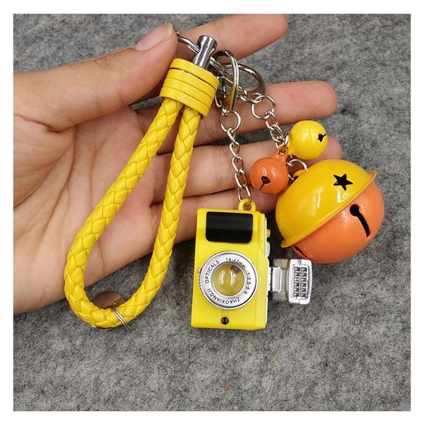 

keychains cute keychain toys camera with led flash sound flashing for children tiny digital toy friends birthday gift, Silver
