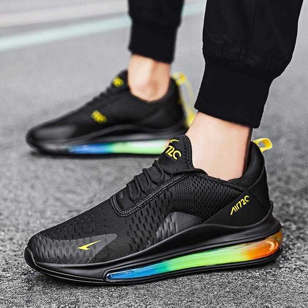 

running sho men's summer breathable mh rub korean max 720 sky eye air cushion sneakers tide