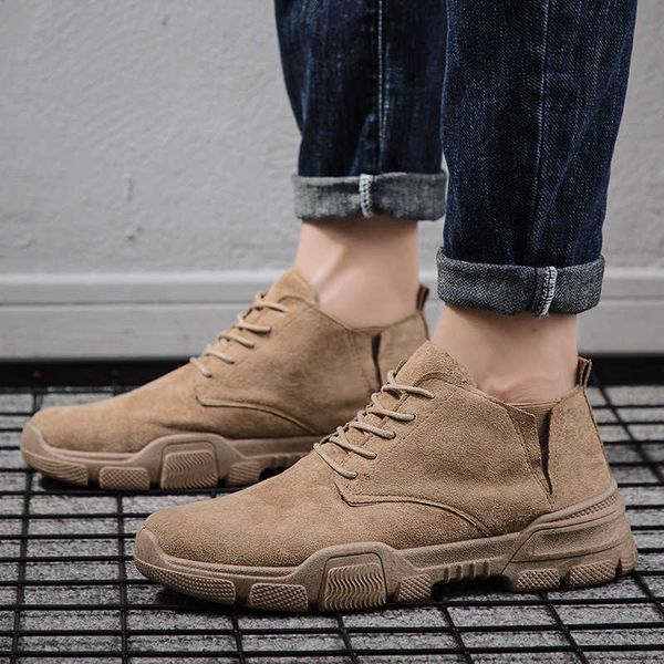 

men's shoes 2021 designer trend spring and autumn martin boots men's fashion middle casual bootstraining sneakers