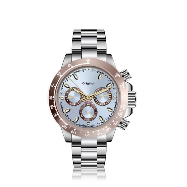 

men's luxury automatic mechanical watch m116515 brand silver white stainless steel case sapphire mirror waterproof ceramic master desig, Slivery;brown