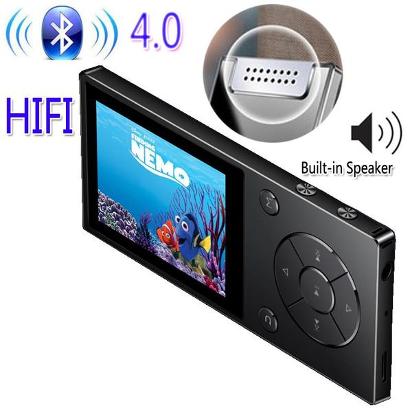 

& mp4 players original ruizu d11 bluetooth mp3 player music 8gb metal with built-in speaker fm radio support tf card