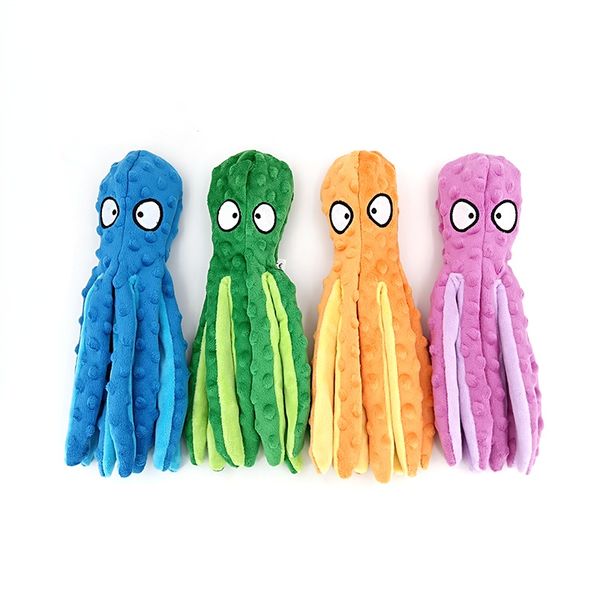 

8 legs ocs skin soft stuffed plush dog toys training outdoor play interactive squeaky dogs toy sounder sounding paper chew tooth products