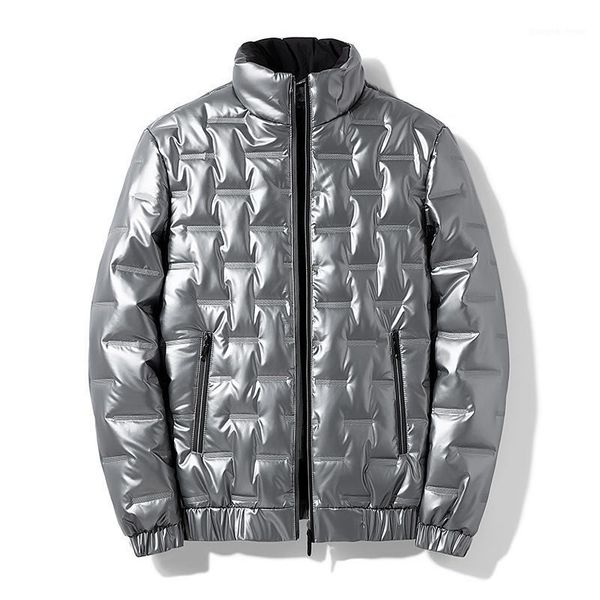 

men's down & parkas autumn winter cotton jacket men casual stand collar ultra light parka coat portable outwear windproof big size 8xl, Black