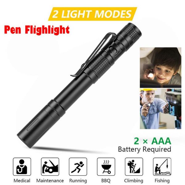 

arrival bike light camping pen waterproof pocket led torch mini penlight lamp ciclismo #f lights