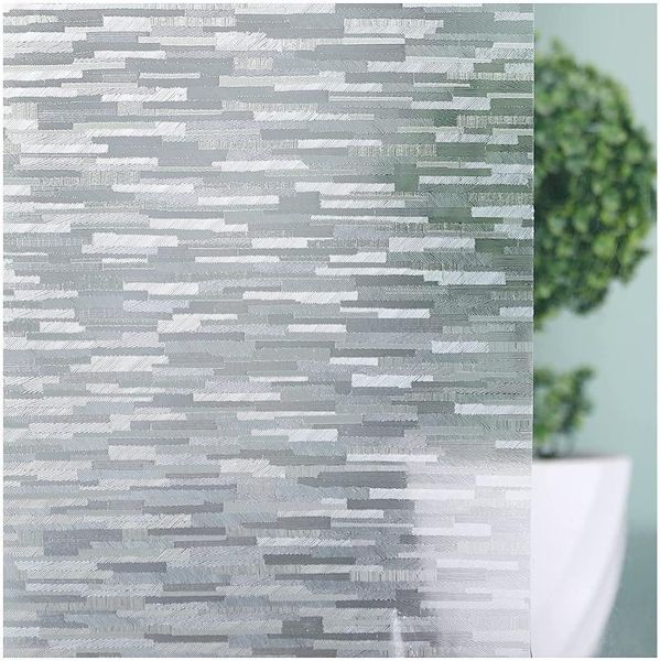 

window stickers luckyyj privacy film static cling door clings glass covering frosted sticker for home office