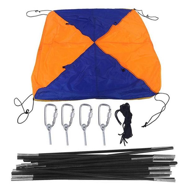 

rafts/inflatable boats inflatable boat kayak accessories fishing sun shade rain canopy awning cover tent 4 persons shelter